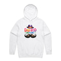 Dad Bod On Point Men's AS Colour Hoodie White Mens Hoodie Dad Printed In Australia