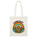 Choose Happy - Parcel Canvas Tote Bag