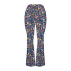 Music Instruments - High Waist Crossover Tummy Control Flare Leggings