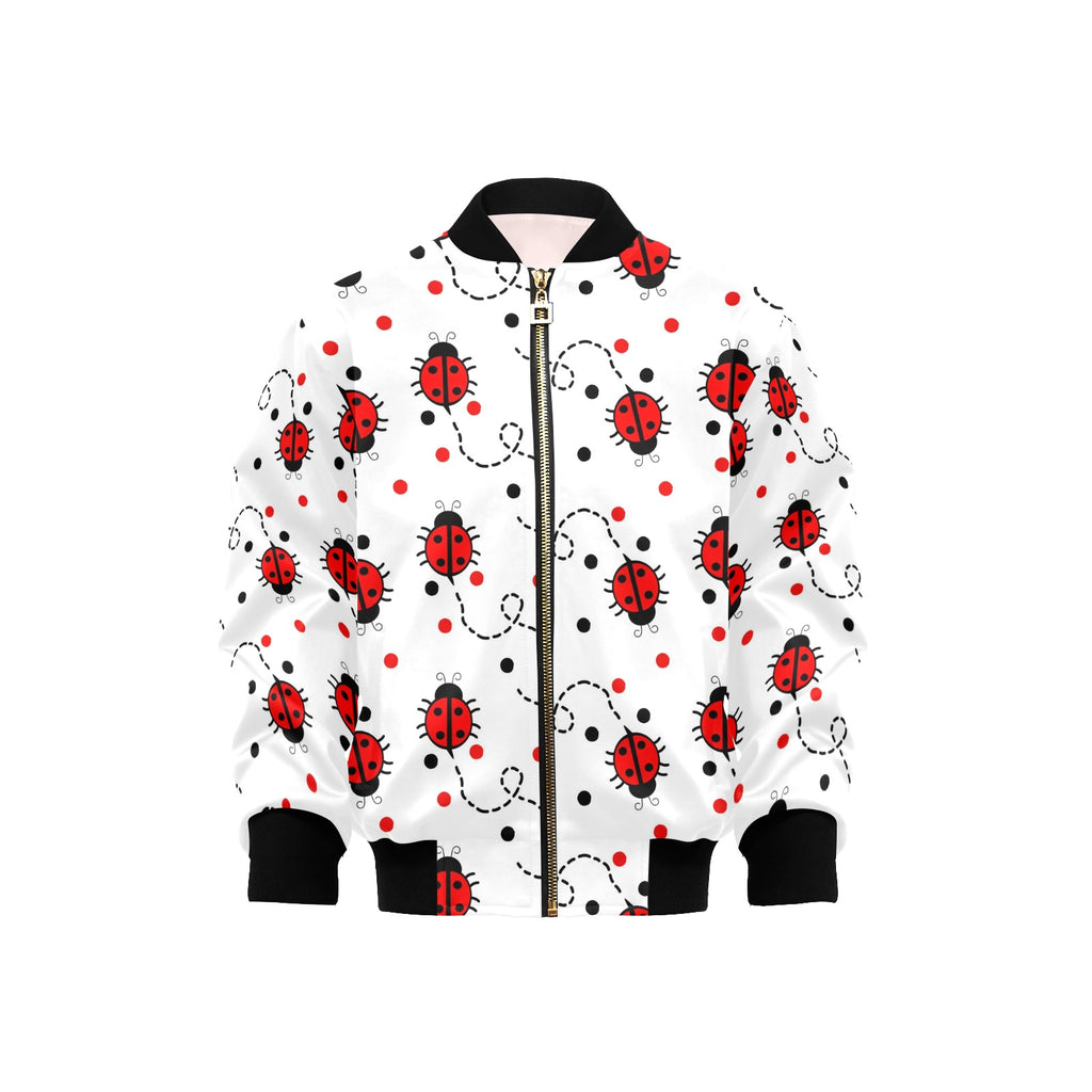 Ladybugs Kids Bomber Jacket XL Kids Bomber Jacket animal Printed Offshore