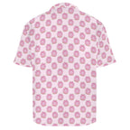 Cat Doughnuts Men's Crinkle Hawaiian Shirt