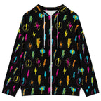 Fun Lightning Women's Full-Zip Hoodie