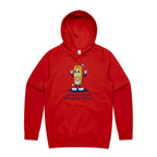 I Remember When I Was Smarter Than My Phone - Mens Hoodie Red Mens Hoodie Printed In Australia Tech