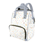 Paw Print Multi-Function Backpack, Nappy / Diaper Bag One Size Multi-function Backpack, Nappy / Diaper Bag animal Printed Offshore