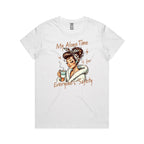 My Alone Time Is For Everyone's Safety Women's AS Colour T-shirt White Womens T-shirt Printed In Australia