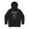 Instant Human, Coffee Machine Women's AS Colour Hoodie Black Womens Hoodie Coffee Printed In Australia