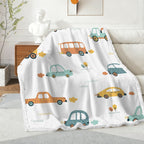 Cars - Double-Layer Fleece Blanket 51"x59"