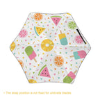 Summer Ice Cream Kids Safe Round Corner Umbrella Kids Safe Round Corner Umbrella Food Printed Offshore