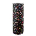 Quavers, Music Notes 20oz Tall Skinny Tumbler with Lid and Straw One Size 20oz Tall Skinny Tumbler with Lid and Straw Printed Offshore