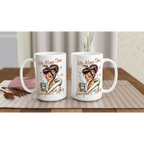 Personalised My Alone Time Is For Everyone's Safety White 15oz Ceramic Mug Personalised 15oz Mug Globally Fulfilled