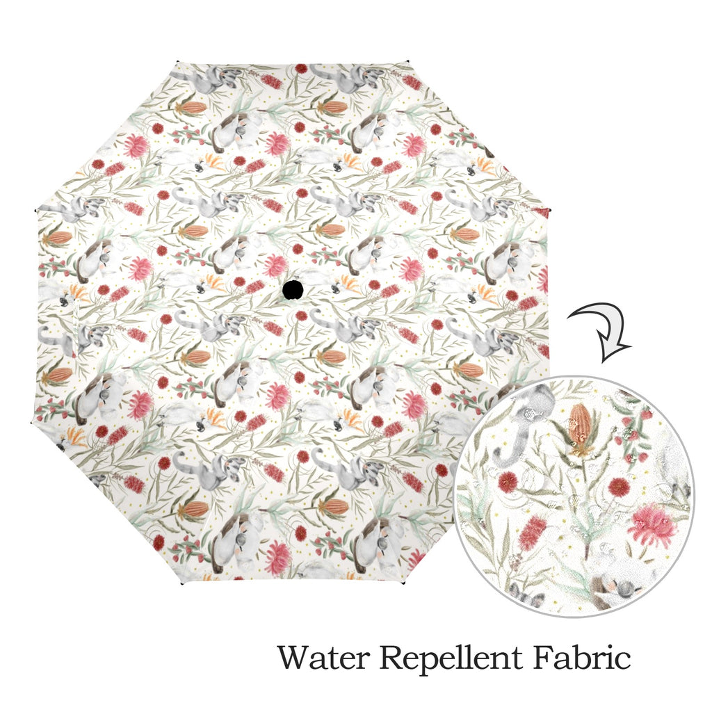 Australian Plants And Animals Umbrella