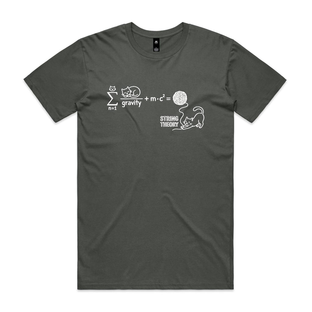 Cat String Theory Physics Men's AS Colour T-shirt