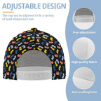 Colourful Chess Kids Baseball Cap Kids Baseball Hat Chess Games Printed Offshore