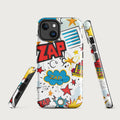 Zap Comic Book MagSafe® tough case for iPhone® Glossy iPhone 14 MagSafe iPhone Tough Case Australian Printer Globally Fulfilled