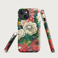 Native Flowers MagSafe® tough case for iPhone® Glossy iPhone 14 MagSafe iPhone Tough Case Australian Printer Globally Fulfilled