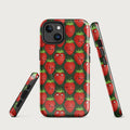 Strawberry Characters MagSafe® tough case for iPhone® Glossy iPhone 14 MagSafe iPhone Tough Case Australian Printer Globally Fulfilled