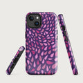 Purple Raindrop MagSafe® tough case for iPhone® Glossy iPhone 14 MagSafe iPhone Tough Case Globally Fulfilled