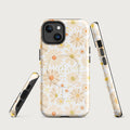 Pale Daisies MagSafe® tough case for iPhone® Glossy iPhone 14 MagSafe iPhone Tough Case Globally Fulfilled