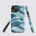 Ocean Waves MagSafe® tough case for iPhone® Glossy iPhone 14 MagSafe iPhone Tough Case Globally Fulfilled