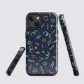Squiggle Time MagSafe® tough case for iPhone® Glossy iPhone 14 MagSafe iPhone Tough Case Globally Fulfilled