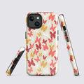 Butterflies MagSafe® tough case for iPhone® Glossy iPhone 14 MagSafe iPhone Tough Case Globally Fulfilled