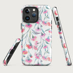 Pink Eucalyptus Flowers - MagSafe® tough case for iPhone® Glossy iPhone 14 Pro Max