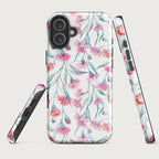 Pink Eucalyptus Flowers - MagSafe® tough case for iPhone® Glossy iPhone 16 Plus