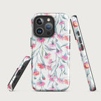 Pink Eucalyptus Flowers - MagSafe® tough case for iPhone® Glossy iPhone 16 Pro