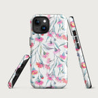 Pink Eucalyptus Flowers - MagSafe® tough case for iPhone® Matte iPhone 15