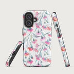 Pink Eucalyptus Flowers - MagSafe® tough case for iPhone® Matte iPhone 16