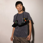 Space - Men’s high top canvas shoes Mens High Top Shoes Printed Offshore Space