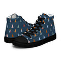 Christmas Trees - Men’s high top canvas shoes Black Mens High Top Shoes Printed Offshore