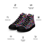 Allsorts - Men’s high top canvas shoes Mens High Top Shoes Printed Offshore