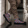 Allsorts Men’s high top canvas shoes Black Mens High Top Shoes Printed Offshore