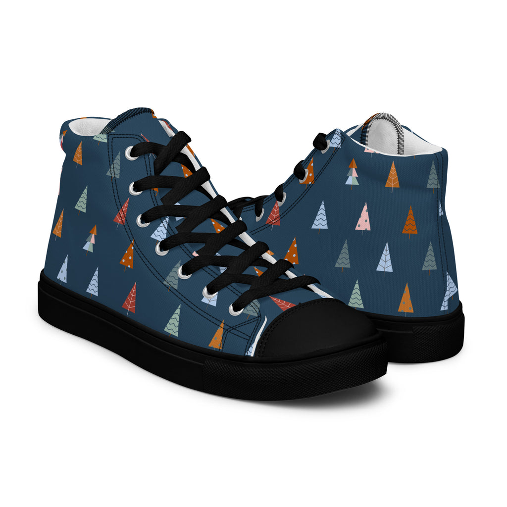 Christmas Trees - Men’s high top canvas shoes Mens High Top Shoes Printed Offshore