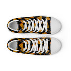 Pizzas - Men’s high top canvas shoes Mens High Top Shoes food Printed Offshore