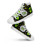 Alien OK - Men’s high top canvas shoes Mens High Top Shoes Printed Offshore Sci Fi