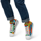 Comic Book 2 - Men’s high top canvas shoes Mens High Top Shoes Printed Offshore