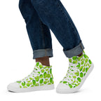 Cute Limes - Men’s high top canvas shoes Mens High Top Shoes food Printed Offshore