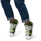 Alien OK - Men’s high top canvas shoes Mens High Top Shoes Printed Offshore Sci Fi