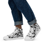 Graffiti - Men’s high top canvas shoes Mens High Top Shoes