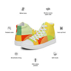 All The Colour - Men’s high top canvas shoes Mens High Top Shoes Printed Offshore