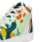 Tropical Leaves - Men’s high top canvas shoes Mens High Top Shoes Printed Offshore