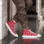 Red Arrow - Men’s high top canvas shoes Mens High Top Shoes Printed Offshore