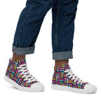 Allsorts - Men’s high top canvas shoes Mens High Top Shoes Printed Offshore