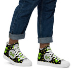 Alien OK - Men’s high top canvas shoes Mens High Top Shoes Printed Offshore Sci Fi