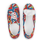 Comic Book - Men’s lace-up canvas shoes Mens Lace Up Canvas Shoes Printed Offshore