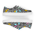 Trippy - Men’s lace-up canvas shoes Mens Lace Up Canvas Shoes Printed Offshore