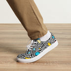 Trippy - Men’s lace-up canvas shoes Mens Lace Up Canvas Shoes Printed Offshore