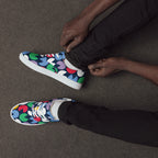 Hungry Circles - Men’s lace-up canvas shoes 13 Mens Lace Up Canvas Shoes Printed Offshore